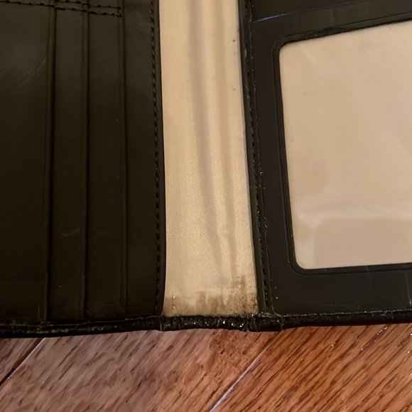 Coach Brown Leather Wallet Snap Head - Picture 7 of 11